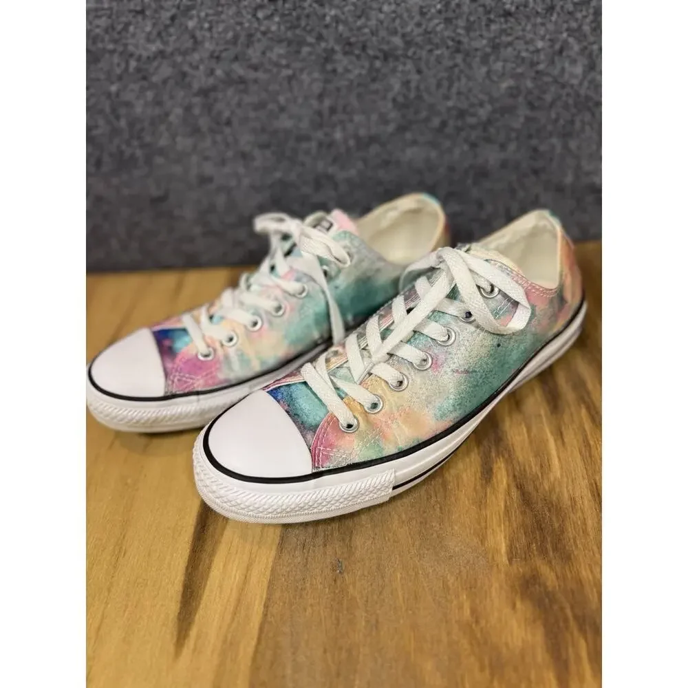 Converse All Star Sneakers Watercolor, Mens 8.5/ Woman’s 10.5‎ - Picture 3 of 6